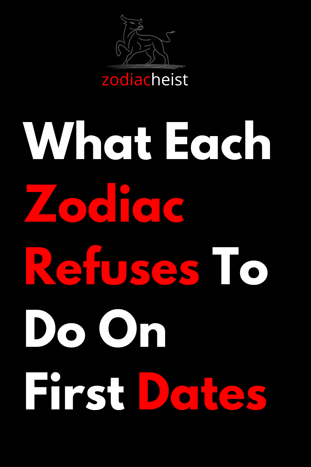 What Each Zodiac Refuses To Do On First Dates