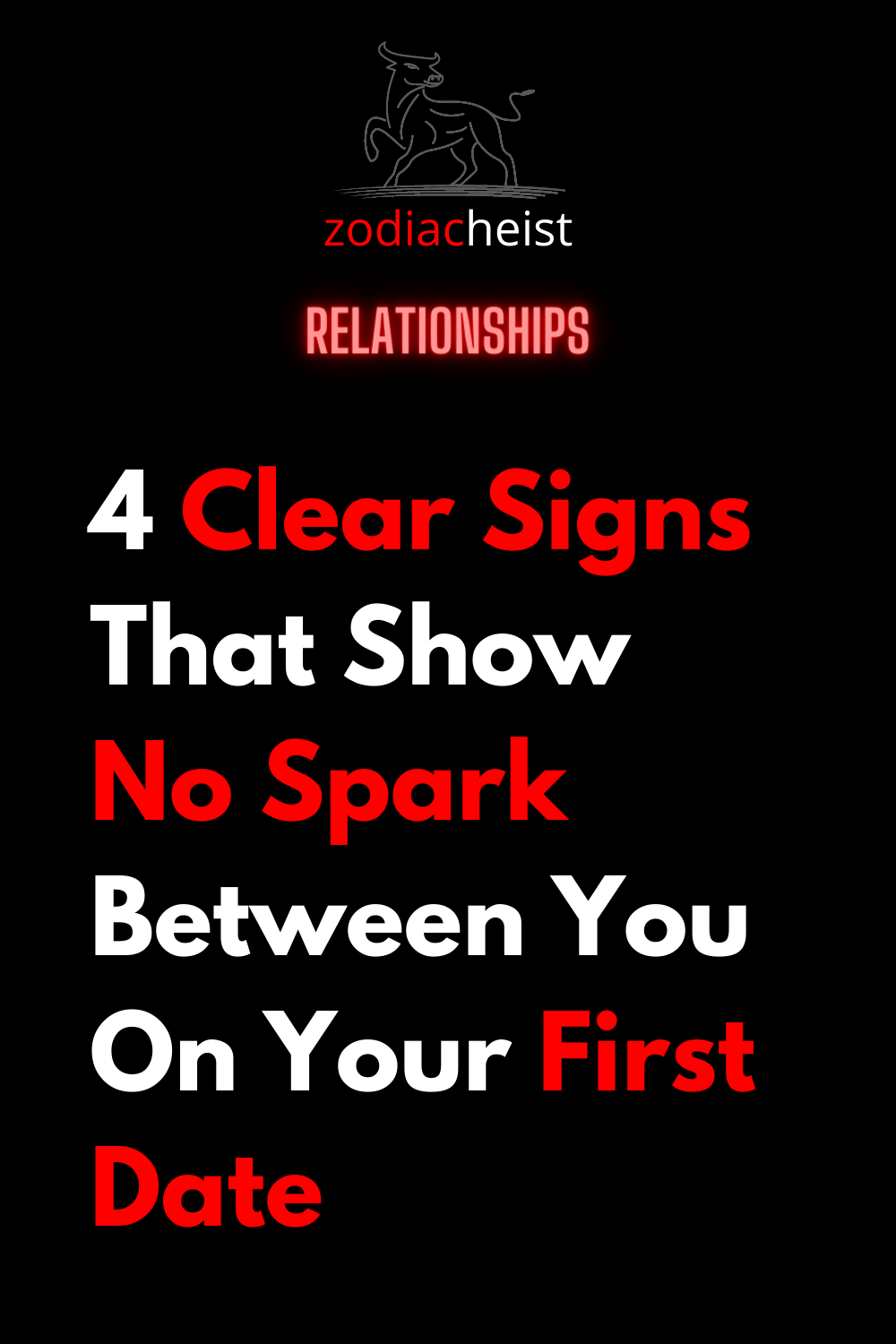 4 Clear Signs That Show No Spark Between You On Your First Date.