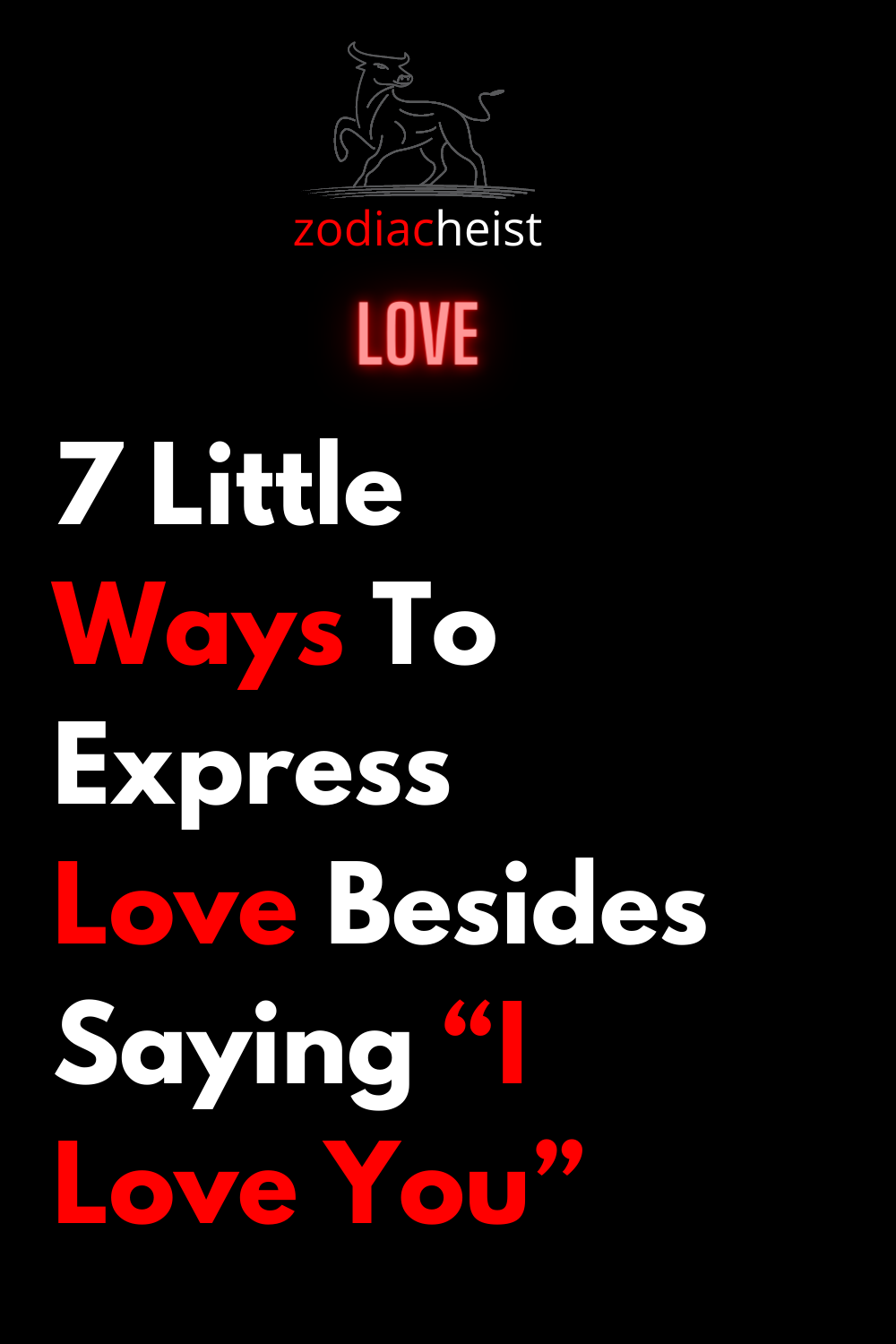 7 Little Ways To Express Love Besides Saying “I Love You”