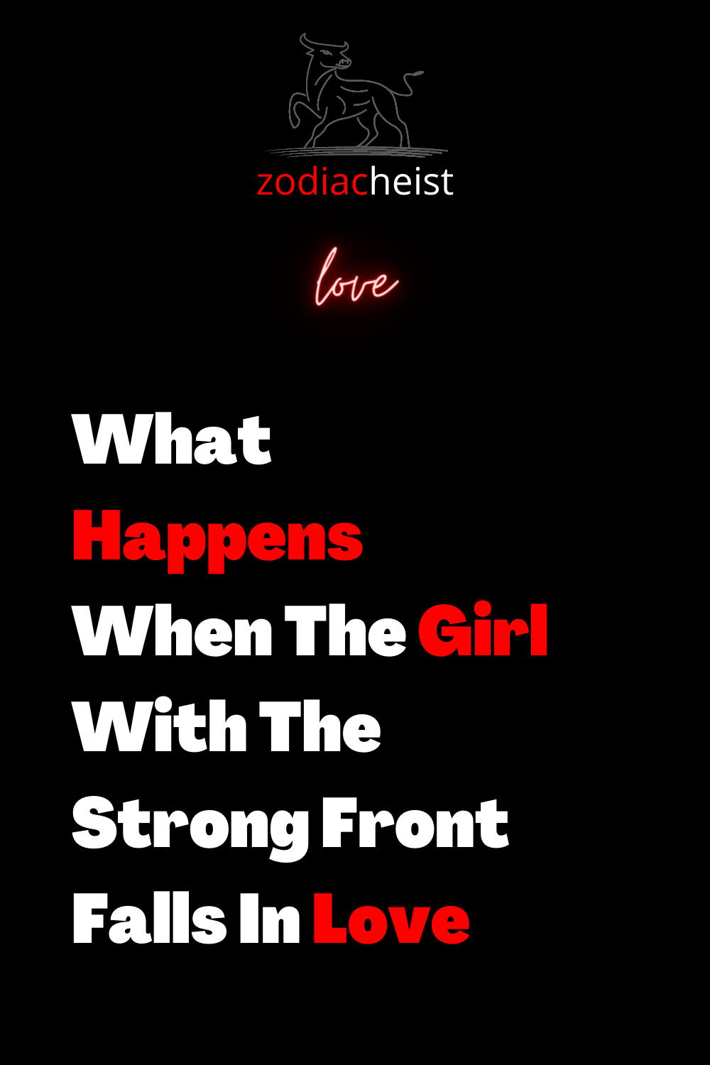 What Happens When The Girl With The Strong Front Falls In Love