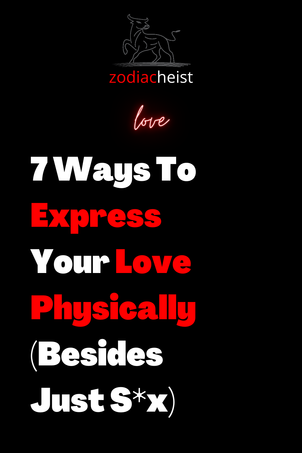 7 Ways To Express Your Love Physically (Besides Just S*x)