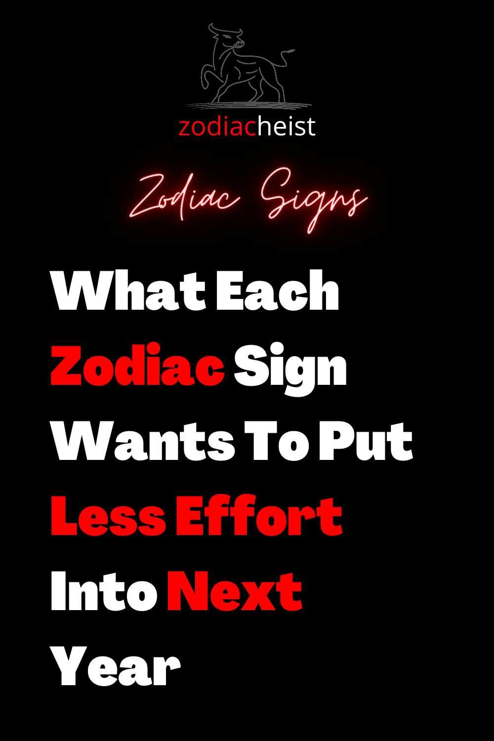 What Each Zodiac Sign Wants To Put Less Effort Into Next Year